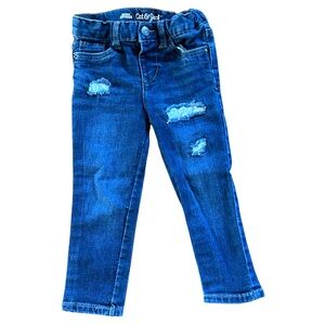 Cat & Jack Blue Distressed Kids Jeans